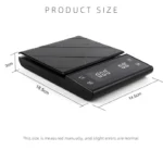 Household Kitchen Scale Hand-Made Coffee Electronic Scale With Timer - Image 3