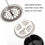 Household Hand Brewed Coffee French Filter Press Pot Glass Tea Maker - Image 5