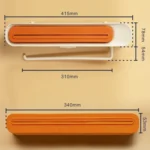 TM21006 3-In-1 Fresh Film Cutter Kitchen Garbage Bag Storage Racks Plastic Wrap Storage Rack - Image 3