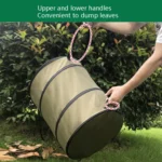 Pop-Up Outdoor Trash Can Lawn Garden Portable Leaves Garbage Bag - Image 4