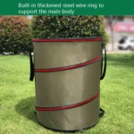 Pop-Up Outdoor Trash Can Lawn Garden Portable Leaves Garbage Bag - Image 5