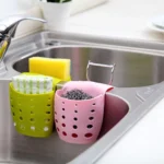 TM15016 Saddle Drain Basket Kitchen Sink Sponge Storage Drainage Sink - Image 6