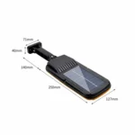 Solar Outdoor Waterproof Wall Light Human Body Induction Garden Light Fence Lighting Street Light - Image 3