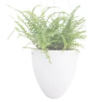 Wire Hanging Plastic Flowerpot With Automatic Water Absorption And Frosted Surface