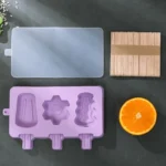 Homemade Children Cute Silicone Cartoon Popsicle Ice Cream Mould - Image 3