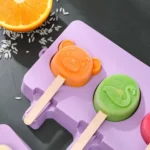 Homemade Children Cute Silicone Cartoon Popsicle Ice Cream Mould - Image 5