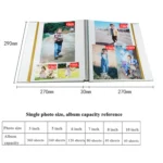 10 Inch 20 Pages/40P Cloth Photo Album Self-Adhesive DIY Laminated Photo Album - Image 3