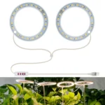 LED Plant Growth Lamp Full Spectroscopy Intelligent Timing Indoor Fill Light Ring Plant Lamp