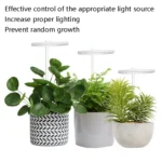 LED Plant Growth Lamp Full Spectroscopy Intelligent Timing Indoor Fill Light Ring Plant Lamp - Image 6
