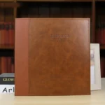 12 Inch 20 Pages/40P PU Leather Photo Album Self-Adhesive Souvenir Album DIY Laminated Photo Album