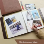 12 Inch 20 Pages/40P PU Leather Photo Album Self-Adhesive Souvenir Album DIY Laminated Photo Album - Image 4