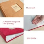 6 Inch 200 Sheets Flannel Retro Photo Album Interstitial Photo Storage Book - Image 6