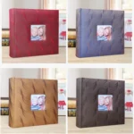 4R 6 Inch 200 Sheets Cloth Photo Album Baby Growth Memorial Album Interstitial Album - Image 2