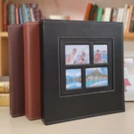 6 Inch 600 Sheets Leather Cover Photo Album Family Photo Album Storage Book - Image 2