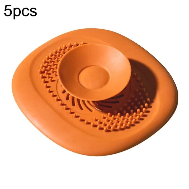 5 PCS TM21003 Kitchen Sewer Deodorizer Sealed And Insect-Proof Sink Floor Drain Cover