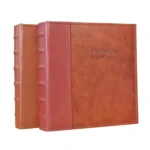 5R 7 Inch 200 Sheets Leather Photo Album Paper Core Insert Album - Image 2