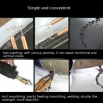 500pcs /Pack Auto Bumper Plastic Repair Welding Machine Hot Melt Plastic Welding Tool Welding Wire Patch, Style: Patch 7 0.6mm - Image 4