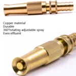 3 PCS Car Wash High Pressure Copper Straight Sprinkler House Garden Wishing Ground Sprinkler - Image 6