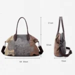 K1219 Large-Capacity Graffiti Canvas Bag Printing Single-Shoulder Messenger Bag - Image 4