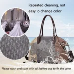 K1219 Large-Capacity Graffiti Canvas Bag Printing Single-Shoulder Messenger Bag - Image 6
