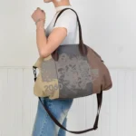 K1219 Large-Capacity Graffiti Canvas Bag Printing Single-Shoulder Messenger Bag - Image 7