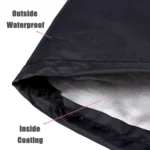 Outdoor Garden Grill Cover Rainproof Dustproof Anti-Ultraviolet Round Table Cover - Image 3