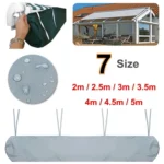 Outdoor Patio Canopy Awning Waterproof Cover Retractable Dustproof Protective Cover - Image 6