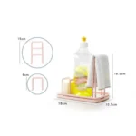 TM18011 Dishcloth Sponge Storage Rack Kitchen Rag Drain Rack - Image 3