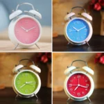 4 Inch Bedroom Bedside Stereo Digital Silent Alarm Clock With Light - Image 5
