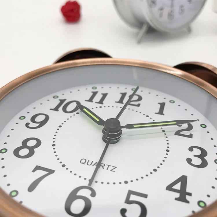 TBD0585082801_B3.webp Metal Quality Mute Luminous Alarm Clock Classic Double Bell Clock - Image 4