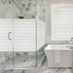 2pcs Office Privacy Glass Film Admiring Removable Large Size Blind Glass Stickers, Specification: 45cm x 1 m - Image 2