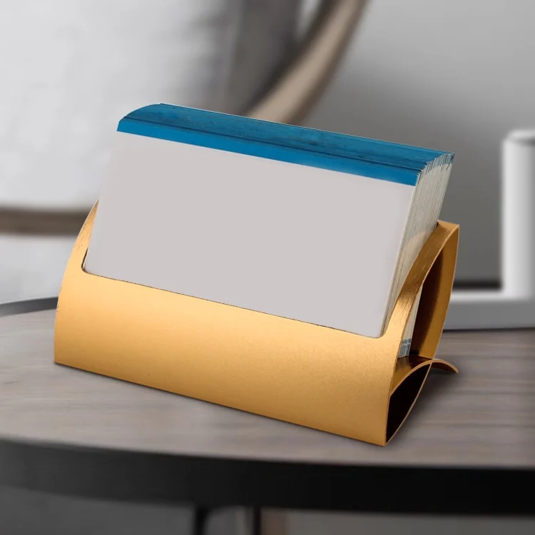 TBD058522301E_4.webp Creative Metal Card Holders Note Holders for Office Display Desk Business Card Holders Desk Accessories Stand Clip - Image 5