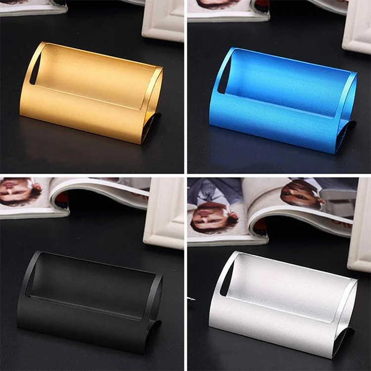 TBD058522301E_5.webp Creative Metal Card Holders Note Holders for Office Display Desk Business Card Holders Desk Accessories Stand Clip - Image 6