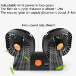Mini USB 12 / 24V Car Electric Fan - Image 3