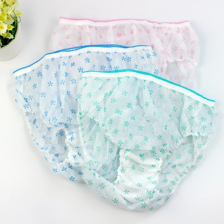 TBD0585352901A.webp Pregnant Women Disposable Underwear Non-Woven Maternal Postpartum Cotton Bottom Paper Underwear, Color Random Delivery - Image 1