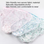 Pregnant Women Disposable Underwear Non-Woven Maternal Postpartum Cotton Bottom Paper Underwear, Color Random Delivery - Image 6