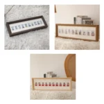 Baby Registration Photo Set-Up Solid Wood Photo Frame Infant Anniversary Frame - Image 4