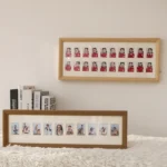 Baby Registration Photo Set-Up Solid Wood Photo Frame Infant Anniversary Frame - Image 2