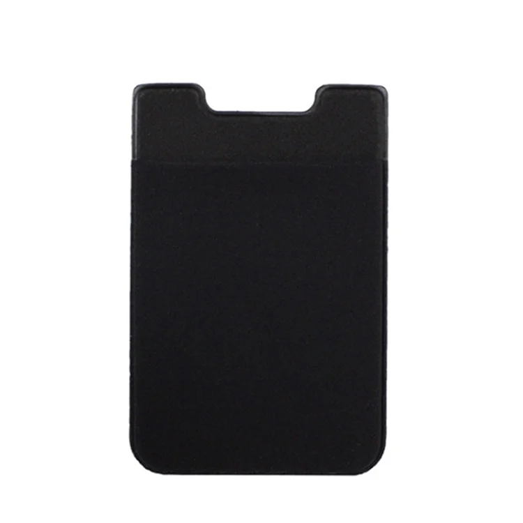 Stretch Lycra Mobile Phone Back Sticker Card Holder Phone Back Wallet Bus Bank Card Holder