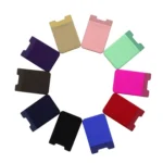 Stretch Lycra Mobile Phone Back Sticker Card Holder Phone Back Wallet Bus Bank Card Holder - Image 2