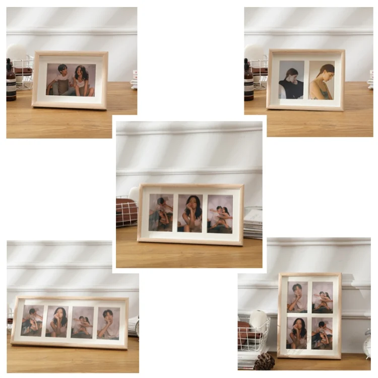 TBD0585602901_B1.webp Wooden Wall-Mounted Pendulum Dual-Purpose Combination Photo Frame Style: - Image 2