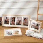 Wooden Wall-Mounted Pendulum Dual-Purpose Combination Photo Frame Style: - Image 3