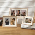 Wooden Wall-Mounted Pendulum Dual-Purpose Combination Photo Frame Style: - Image 4