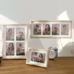 Wooden Wall-Mounted Pendulum Dual-Purpose Combination Photo Frame Style: - Image 5