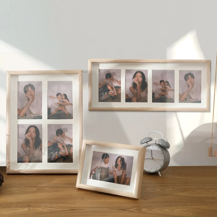 TBD0585602901_B4.webp Wooden Wall-Mounted Pendulum Dual-Purpose Combination Photo Frame Style: - Image 5