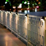 2 PCS Solar Wall Lamp Outdoor Rainfall Garden Decoration Stairs Light Fence LED Wall Light - Image 5