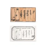 YZFZYZ Retro Lotus Combination Set Seal Plant Vase Hand Account Seal Hand Account Book Decoration Tool