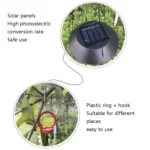 Outdoor Solar Christmas Deer LED Bell Light Garden Festival Colorful Atmosphere Light - Image 4