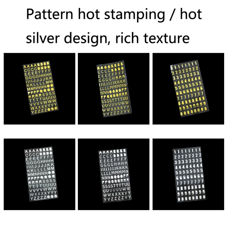 TBD0585604601_B1.webp 10 Sets Hand Account Alphanumeric Sticker Diary Plan DIY Sticker Set - Image 2