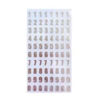 10 Sets Hand Account Alphanumeric Sticker Diary Plan DIY Sticker Set - Image 3
